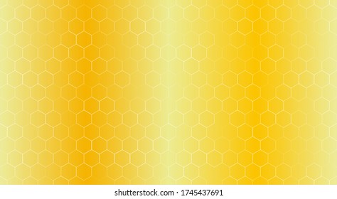 Background of yellow honeycombs. Honeycombs. Vector illustration. Yellow. Background. Honey.
Gradient