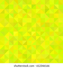 background of yellow and light green triangles