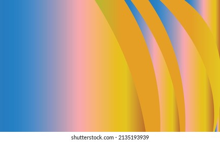 background with yellow, orange, blue and pink patterns