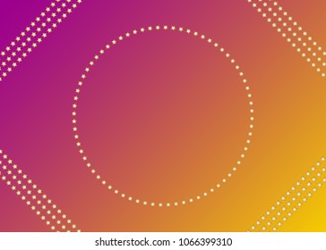 background yellow purple stars in a number stars in a circle