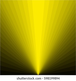 Background of yellow rays