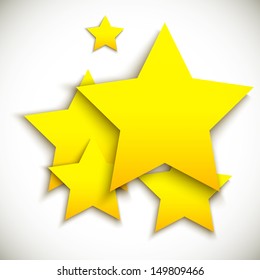 Background with yellow stars
