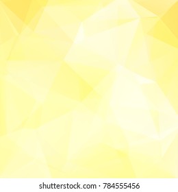 Background of yellow, white geometric shapes. Mosaic pattern. Vector EPS 10. Vector illustration