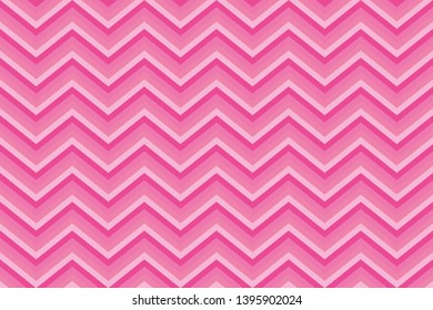 background of zigzag stripes in different shades of pink