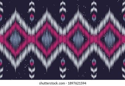 Background,carpet,wallpaper,clothes,placement,batik,fabric,vector illustration.Geometric oriental seamless pattern for embroidery style.