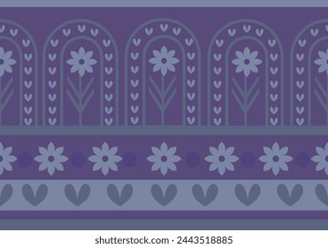 backgroundIkat Flower Pattern Ethnic Geometric native tribal boho motif aztec textile fabric carpet mandalas African