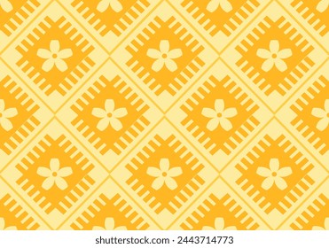backgroundIkat Flower Pattern Ethnic Geometric native tribal boho motif aztec textile fabric carpet mandalas African