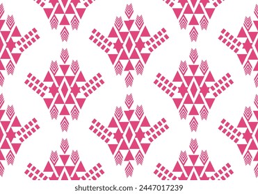 Ikat Patrón de flores étnico geométrico nativa tribal boho motif azteca tela textil alfombra mandalas africano
