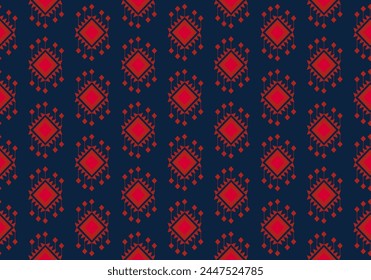 backgroundIkat Flower Pattern Ethnic Geometric native tribal boho motif aztec textile fabric carpet mandalas African