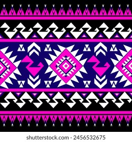 backgroundIkat Flower Pattern Ethnic Geometric native tribal boho motif aztec textile fabric carpet mandalas African