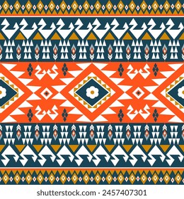 backgroundIkat Flower Pattern Ethnic Geometric native tribal boho motif aztec textile fabric carpet mandalas African