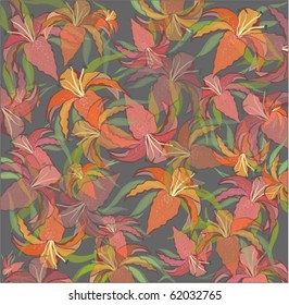 Background.Lilies. eps10