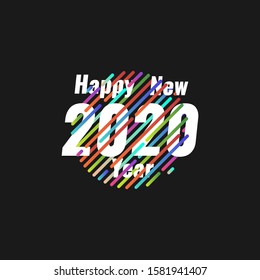 Backgrounds abstract happy new year 2020