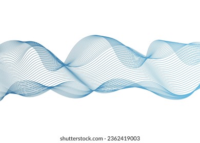 Backgrounds abstract lines, veil, blue, vector illustration