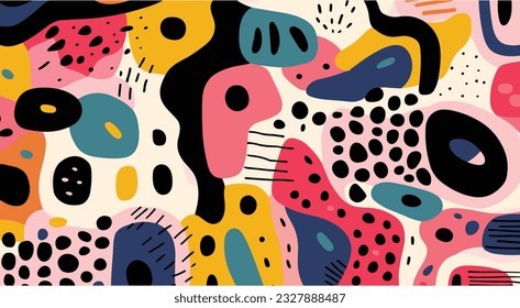 backgrounds, abstract patterns, abstract texture, in the style of black and beige, playful pop art-inspired designs