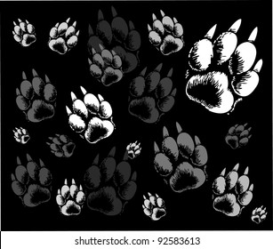 backgrounds animal tracks