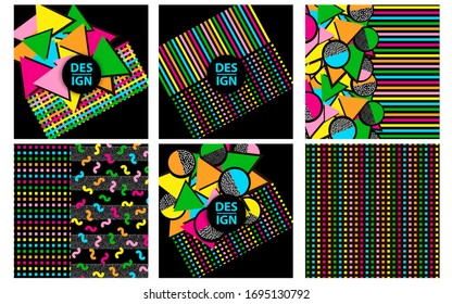 Antecedentes con figuras geométricas coloridas. Ilustración vectorial.