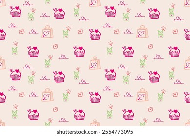 backgrounds, colourful, cupid arrows pattern, cupids print, cute valentines design, elegant, fashion, february 14, festive valentine design, graphic, greeting, handwriting, happiness, heart, heart and