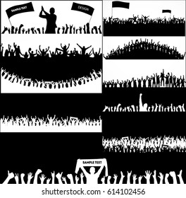 Backgrounds from the Crowd.