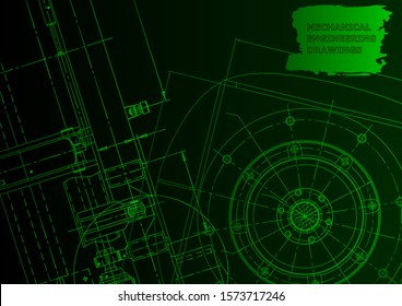 Backgrounds of engineering subjects. Technical illustration