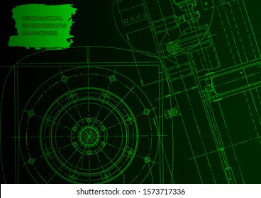 Backgrounds of engineering subjects. Technical illustration