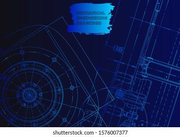 Backgrounds of engineering subjects. Technical illustration