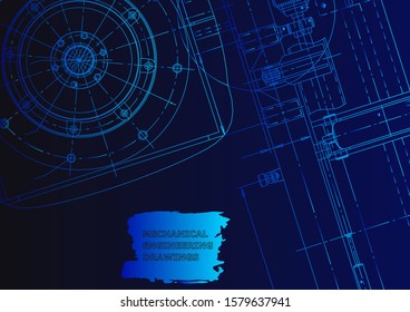 Backgrounds of engineering subjects. Technical illustration