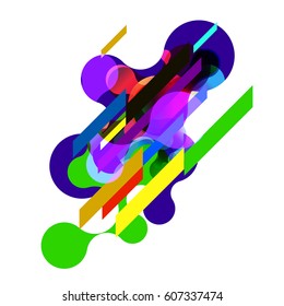 backgrounds with Flat Dynamic Design. Applicable for Covers, Placards, Posters, Flyers and Banner Designs. Vector illustration.