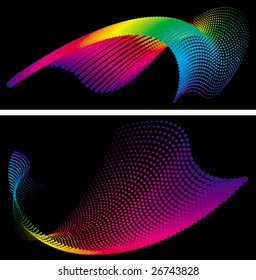 Backgrounds halftone vector