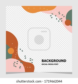  backgrounds in minimal trendy style with copy space for text and photo - design templates for social media stories and bloggers - simple, stylish and minimal designs