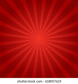 backgrounds ray or abstract sun rays. Retro backgrounds, Vintage rays pattern. Sunburst ray red retro background. red color burst background. Vector illustration. Retro rays background.