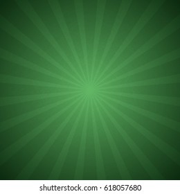 backgrounds ray or abstract sun rays. Green sunburst. Sun rays, Old paper with stains. Green shiny starburst background. Sunburst abstract texture. abstract green background with sun shine ray