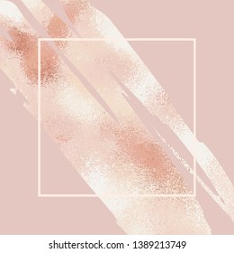 Backgrounds for sales and covers. Rose gold. Vector illustration