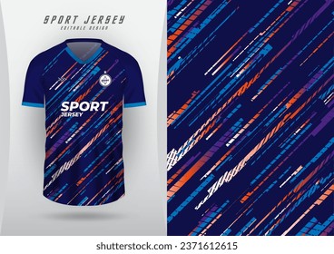 Backgrounds for sports, jersey, football, running jersey, racing jersey, cycling, pattern, diagonal square, gradient, blue, orange, purple.