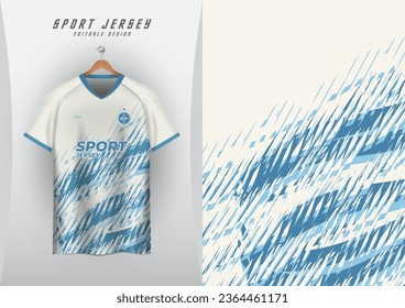 Backgrounds for sports jersey, soccer jerseys, running jerseys, racing jerseys, overlapping stripes, blue and white