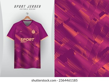 Fondos para camisetas deportivas, camisetas de fútbol, camisetas de carreras, camisetas de carreras, superposición, púrpura y naranja