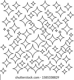 Backgrounds Star Black and White