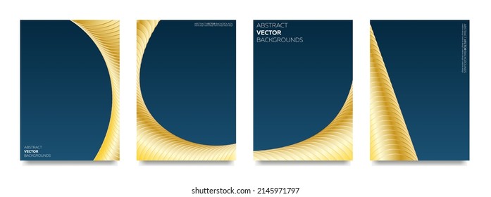El estilo minimalista con elementos dorados.