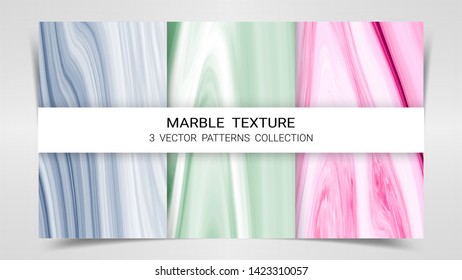 Backgrounds and Textures of Marble Premium Set Patterns Collection Template, Suitable for Luxury Products Brands such as Various Greeting Cards or Architectural and Decorative.