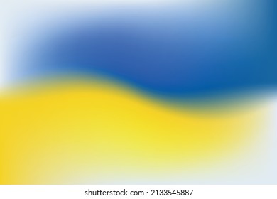 fondo con colores de gradiente borrosos de bandera ucrania para folletos, carteles, pancartas, volantes y tarjetas