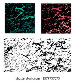 Background,set.Stock vector illustration for decorative use. Grunge style.Abstract textured effect.EPS10