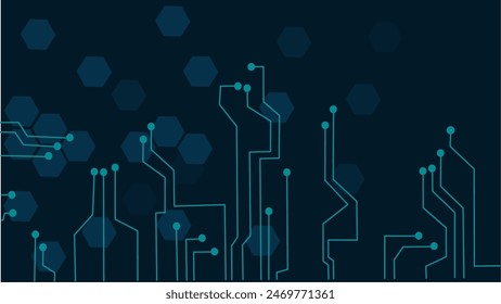 Backgroundtextures abstrack technologi-hexagon-circuit by using wallpepar,desktop,web dll