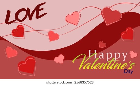 Background,valentines day celebration, soft red color,background banner or card for Valentine's Day, love celebration,happy valentines