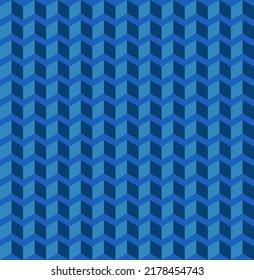 Backgroung seamless Geomatric Pattern in blue.