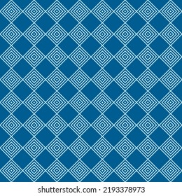 Backgroung seamless Geomatric Pattern in blue