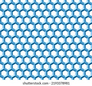 Backgroung seamless Geomatric Pattern in blue