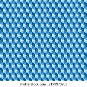 Backgroung seamless Geomatric Pattern in blue