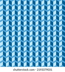 Backgroung seamless Geomatric Pattern in blue