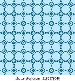 Backgroung seamless Geomatric Pattern in blue