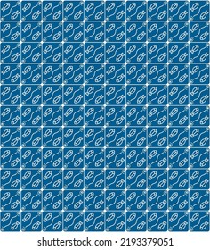 Patrón geomátrico sin fisuras en azul